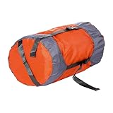 Xujuika Saco de dormir, saco de dormir, saco de compresión, almacenamiento de ropa, ahorro de espacio, para mantas, barcos, mochileros, camping, natación, viajes, kayak, Naranja L, Refer to