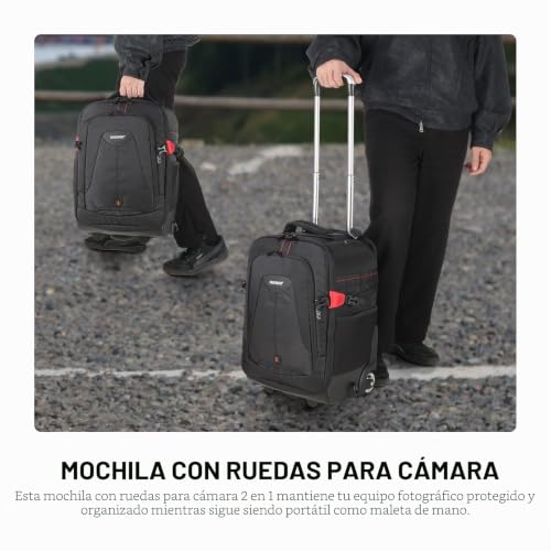 Maleta de cámara acolchada y extraíble con acabados Premium 3