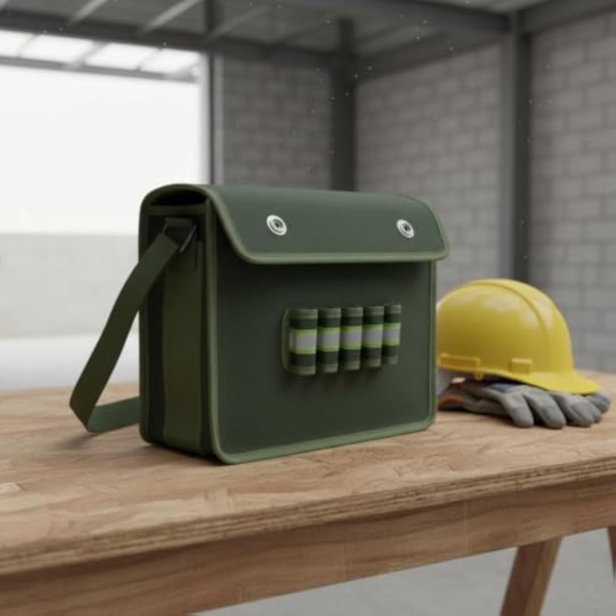 Heavy-Duty Canvas Tool Bag with Large Capacity