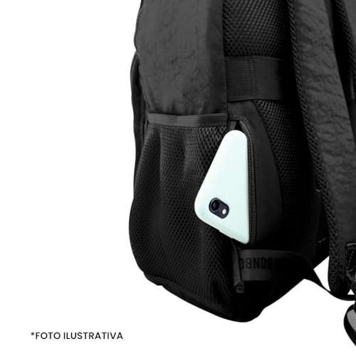 Mochila Juvenil Menina Rebecca Bonbon Crinkle Voltas Às Aulas Infantil Coleçao 2024 (Preto)