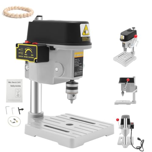 Image of Mini Benchtop Drill Press Portable Electric Bench Drill Press Jewelry Drill