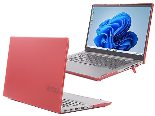 mCover ケース 2021~2023年 14インチ Lenovo ThinkBook 14 G2 / G3 / G4 / G5 シリーズノートブックPC (他のLenovoモデルには対応していません) - レッド