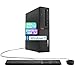 Lenovo ThinkCentre M710s Small Desktop Computer PC, Intel Core i3-6100, 8 GB RAM, 256 GB SSD, WiFi, Bluetooth, tastiera US QWERTY Windows 11 Pro (ricondizionato)