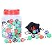 Polyhedral Dice Set - Assorted Colors - 4 Sided, 6 Sided, 8 Sided, 10 Sided, 12 Sided, and 20 Sided Included with Jar and Velvet Bag - 120 Count