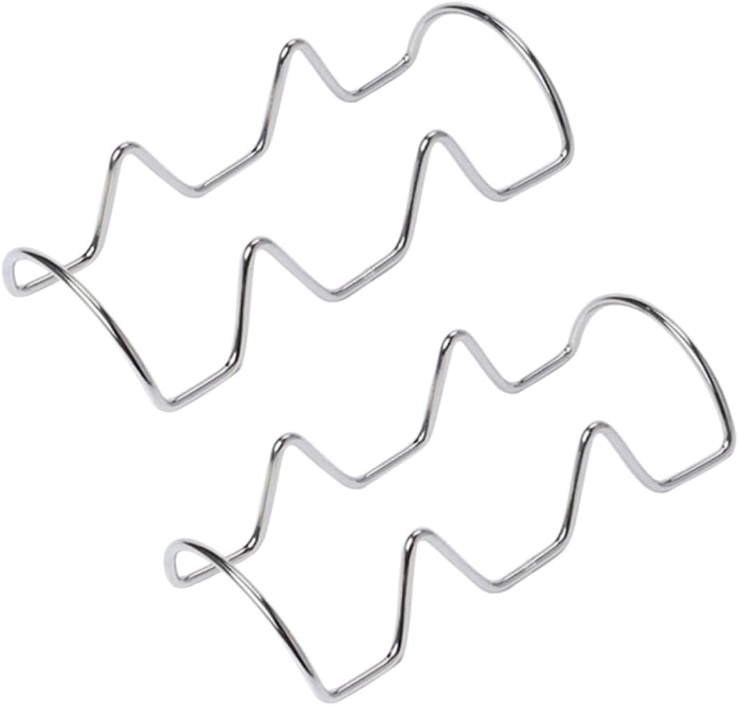 2PCS Stainless Steel Taco Rack Taco Holder for Family Gatherings Outdoor Parties Camping Barbecues Corrosion Wear Resistant