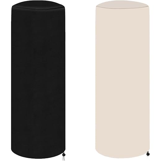 ATORSE 2 Piece Patio Heater Cover Outdoor Cover Protection