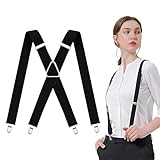 🔩【Sujeción Extra Fuerte y Ajuste Perfecto】 Fabricados con clips metálicos de máxima resistencia, estos tirantes garantizan una fijación segura a tus pantalones sin dañar la tela. Su sistema elástico ajustable se adapta cómodamente a tu torso, proporcionando libertad de movimiento y evitando deslizamientos incómodos durante todo el día.