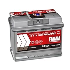 Fiamm, batteria per auto Titanium L260, 60 Ah, 540 A, polo positivo a destra