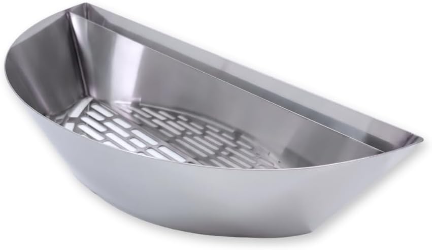 SnS Grills ‘n Original Insert for 22 Inch Kettle Grill, Low ‘n Smoking, Stainless Steel Charcoal Insert for Grill Cooking - Original