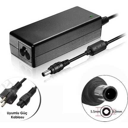 infostar NP-R580H Notebook Adaptör Şarj Aleti Samsung ile uyumlu
