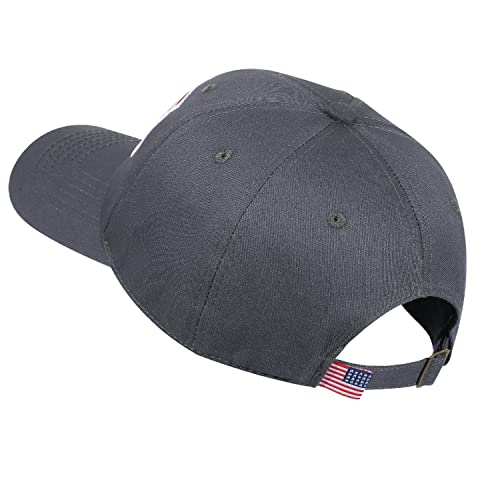 Image of IIN American Flag Baseball Cap for Men Women Low Profile USA Army Tactical Operator Military Plain Dad Hat