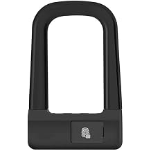 U Lock Fingerprint Lock Smart Bicycle Motorcycle Lock Double Push Pull Glass Door Shop Shop Theft U Shaped Lock Riding Accessories