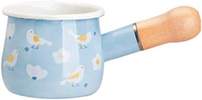 Cookware 10Cmmini Milk Pan Household Milk Pot Fast Heating Enamel Sauce Pot Food Supplement Heating Kitchen Cookware