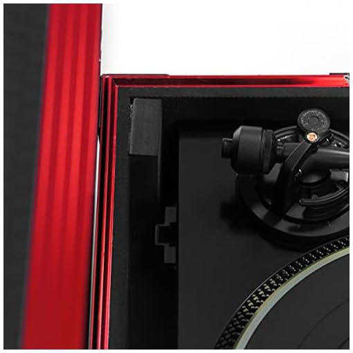 Valise Flight Case Pour Platine Vinyle Technics 1210 - Bleu, Couvercle Amovible, Mousse De Protection, 2 Fermetures