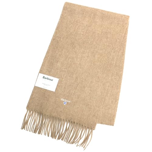 (バブアー) Barbour マフラー メンズ レディース ストール ラムウール USC0008 (Lt Brown(BR11)) [並行輸入品]