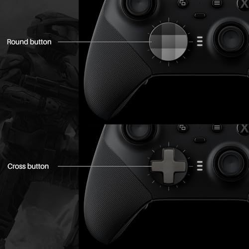 Image of 16 in 1 Metal Thumbsticks Suitable for Xbox One Elite Series 2, Elite Series 2 Core Controller Accessories Parts, 6 Metal Thumbsticks, 4 Paddles, 2 D-Pads and 4 Tool(Silver)