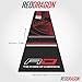 RED DRAGON Soft Feel Dart Mat with Throw Line for Soft and Steel Tip - Floor Mat Protection for Dart Board