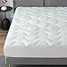 EHEYCIGA Matratzenschoner 140x190 Boxspringbett, Gel Topper Matratzentopper 140x190cm mit Steppmuster, Bambusfaser Kühlende Weich Waschbar Matratzenauflage mit extra tiefem Fach 38cm