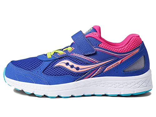 Saucony Girl's Cohesion 14 A/C (Little Kid/Big Kid) Blue/Multi 5.5 Big Kid M4