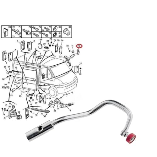 Guide de galets coulissants droits pour rénover un utilitaire Citroën - 3