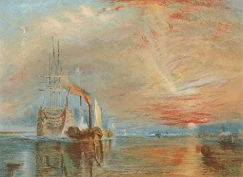 Toile The Old Temeraire Turner poster artistique mélancolique 58 x 90 cm