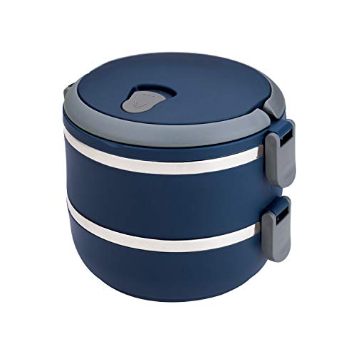 Euro Home - Marmita Dupla Lunch Box Azul - LB1234-AZ
