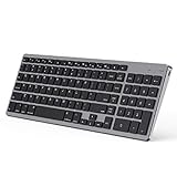 Bluetooth Keyboard for Mac OS, Ultra Slim Wireless Keyboard, Rechargeable Keyboard with Numeric...
