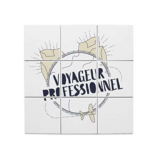 Carreaux Céramique Décoratif Voyageur 45x45 cm pour crédence
