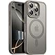 JETech Magnetisch Hülle für iPhone 16 Pro 6,3 Zoll mit Kamerasteuerung Capture Button, Kompatibel mit MagSafe, Transluzente Matt Rückseite Dünn Stoßfest Handyhülle (Titan Natur)