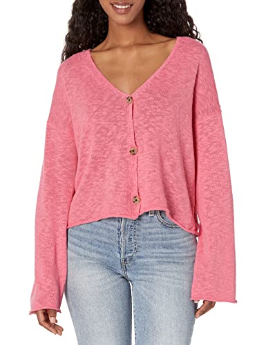 Image of Velvet by Graham & Spencer Womens Gabriel Linen Cotton Cardigan SweaterCardigan Sweater