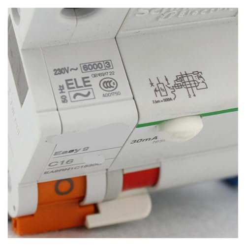 Disjoncteur EA9RN1C1630C 1P 16A stop risques electrocution protection differentielle tableau - 2