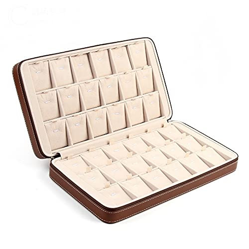 Boîte de rangement de bijoux anti-nœud avec étui portable multifonction - 4