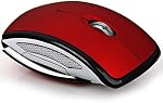 Foldable 2.4GHz Wireless Mouse mouse for the PC computer mouse Foldable Folding Mouse/Mice + USB 2.0 Receiver for PC Laptop-red