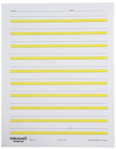 Papier écriture moyenne Niveau 2 Abilitations en lot de 100 feuilles pour écoliers