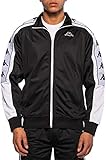 Estilo chic Kappa Ahran Authentic Chaqueta, Hombre, Negro, S