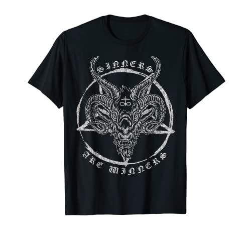 ¡Los pecadores son ganadores! Oculto, Baphomet Design Camiseta