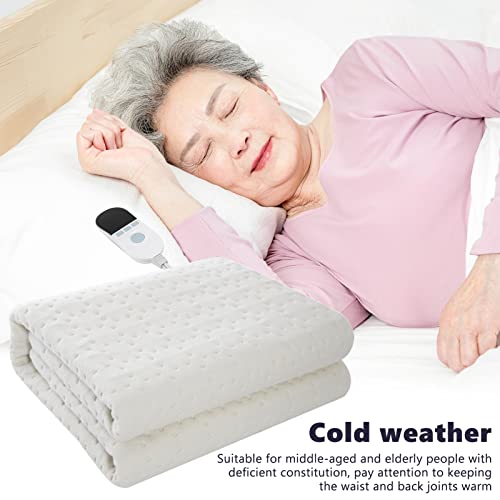 Wärmeunterbett, Doppelbett 150x180cm 9 Temperaturstufen Heizdecke Elektrisch Wärmedecke Unterdecke mit Automatische Abschaltung - Image 4
