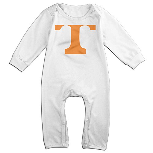 Image of Tennessee Volunteers White Funny Long Sleeves Variety Baby Onesies Bodysuit for Babies Size 6 M