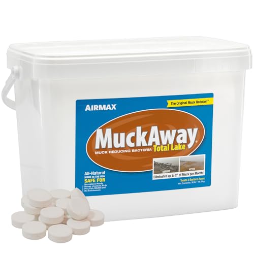 Airmax MuckAway, Natural Pond Muck Remover, Cleans...