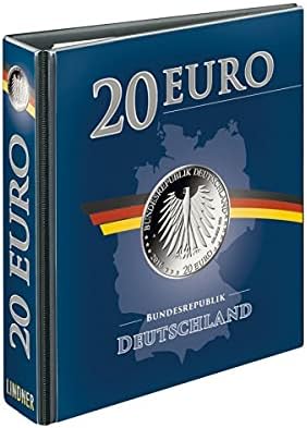 Lindner 3536R PUBLICA M Vordruckalbum 20 Euro-Silbermünzen Deutschland, leer