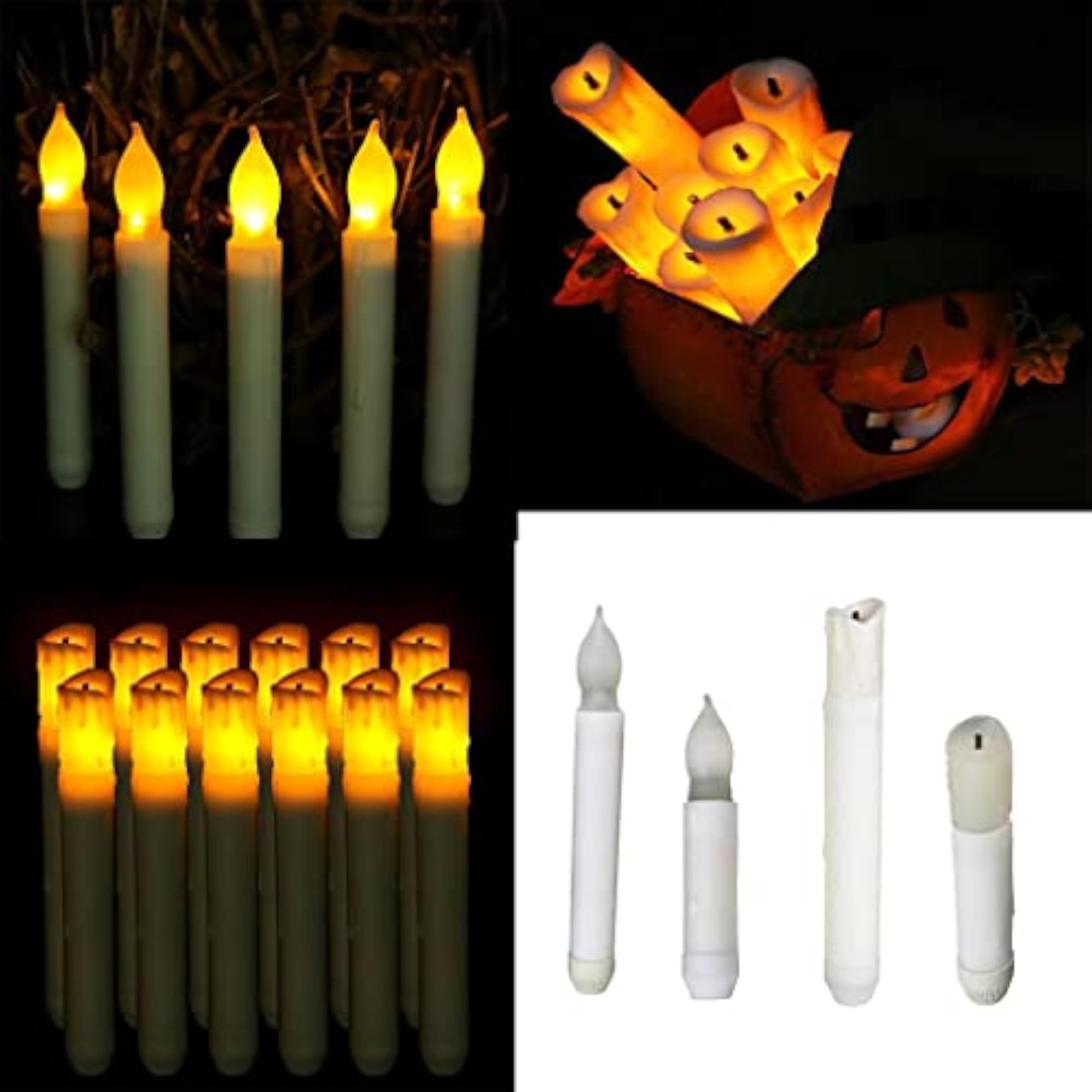 60x Flameless LED Candle Flicker Lights for Wedding Decor