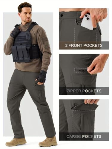 Image of TOPLOT Men's Cargo Pant | Straight Fit Design | Multiple Utility Pockets for Storage | Durable Construction with Comfortable Wear | Functional Everyday Style | Perfect for Casual & Outdoor (5216)