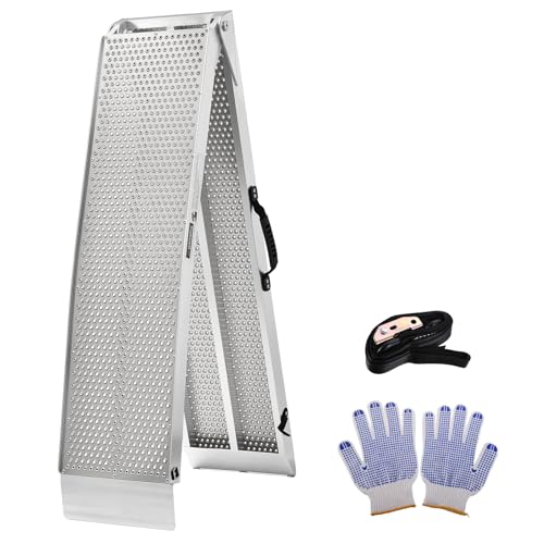Rampa de aluminio plegable 7.5FT capacidad 850 lbs miniatura 1