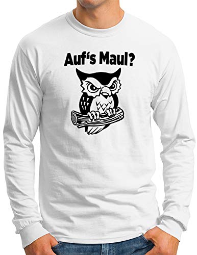 T-shirt manches longues OM3 à offrir en cadeau humoristique homme blanc XXL