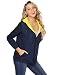Abollria Chubasquero Mujer Impermeable Chaqueta Abrigo Ligeros Rompevientos con Capucha Ideal para...