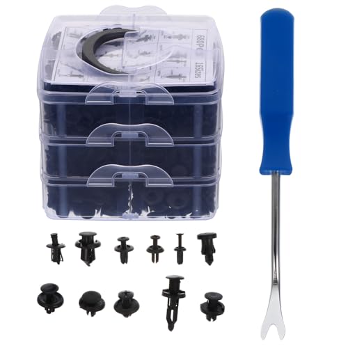Clips de retención de plástico para reparar parachoques y molduras de puerta