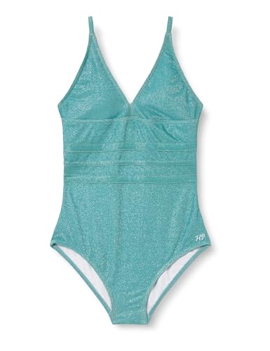 Haute pression Mädchen Za9052 Badeanzug, hellgrün, 10 Jahre