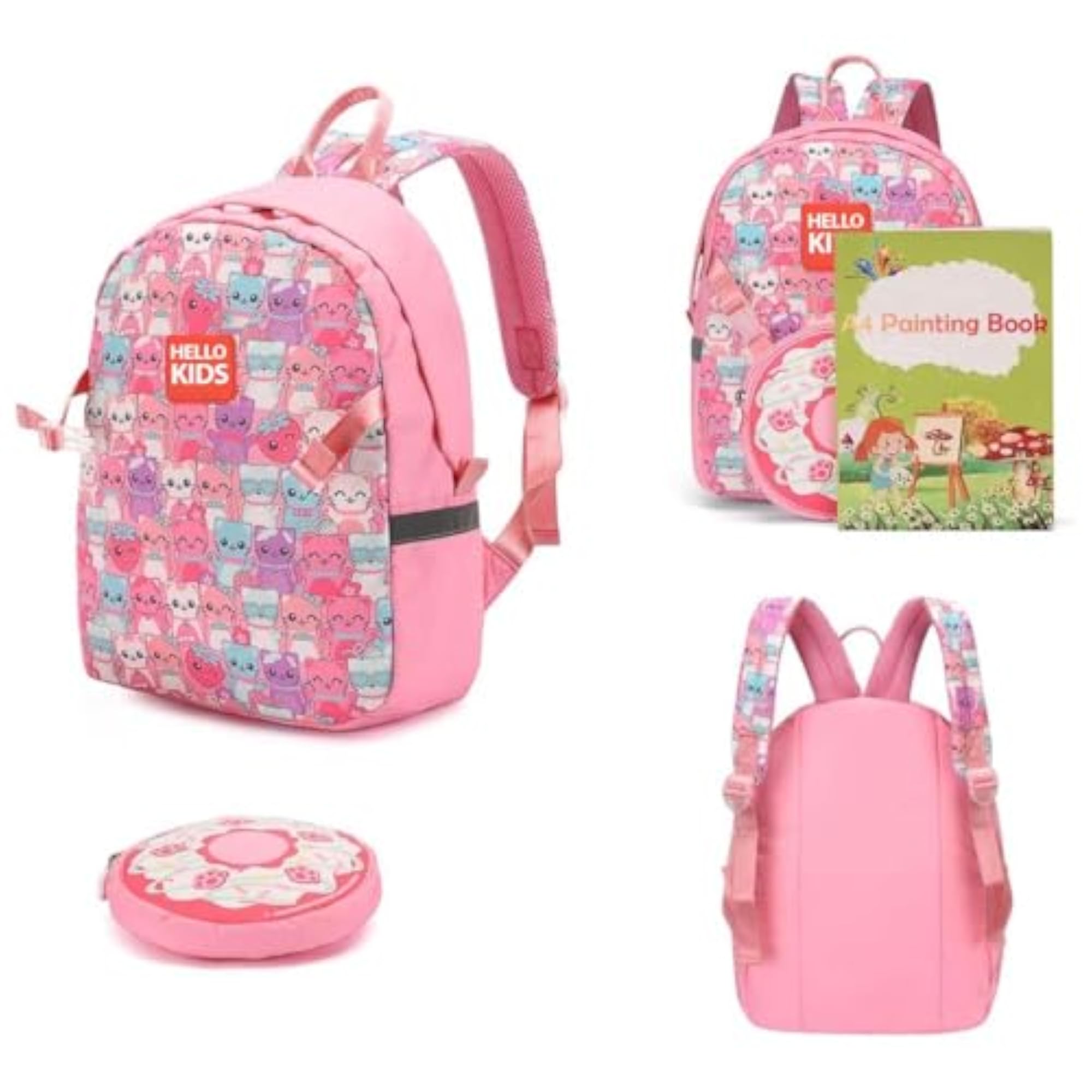 Cute Canvas Cotton Cartoon Daypack Crossbody Sling Bag