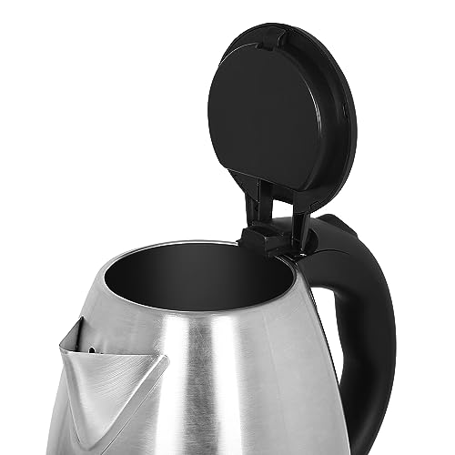 Image of Faber 1.5L Electric Kettle | Boil Water, Make Tea, Coffee, Instant Noodles, Soup | SS Body, Cool Touch Handle, Wide Mouth & Filter, 360 Swivel Base, Auto Cut-Off, Over & Dry Heat Protection | (SS)