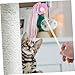 BESPORTBLE Interactive Cat Teaser Wands 4pcs Colorful Candy Balls for Fun Playtime Engaging Kitten Toys Reusable Cat Playing Accessories